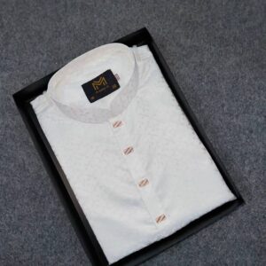 luxury panjabi white 1