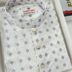 কহিনূর কাতান ফেব্রিক্স পাঞ্জাবি পার্পল কালার